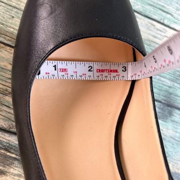 Cole Haan Pumps Womens Size 10B Black Leather Open Toe Dress Work Shoes Heels - Picture 8 of 13